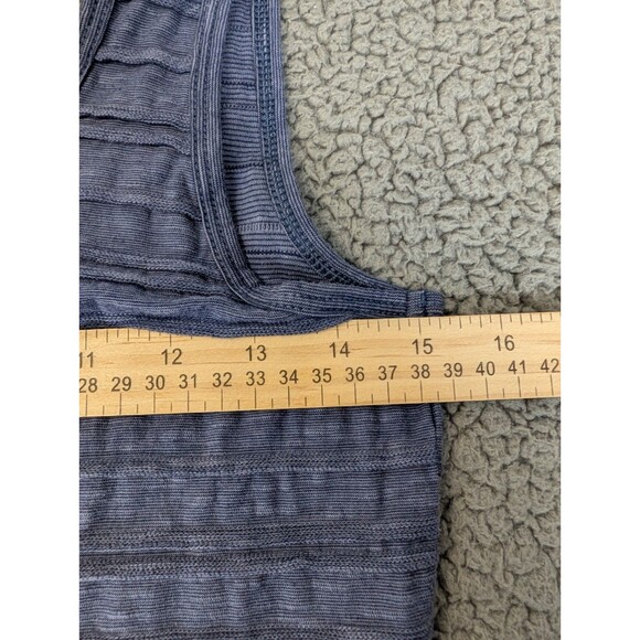 Toad & Co Women's Blue Shadow Line Samba Flow Tank Dress Size Small Sporty - Picture 4 of 9